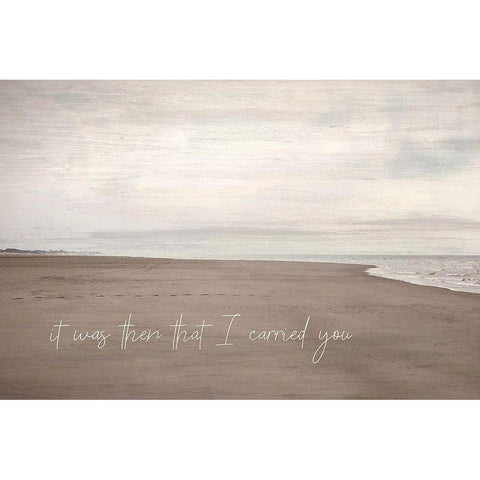 I Carried You Gold Ornate Wood Framed Art Print with Double Matting by Kimberly, Allen