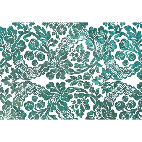 Multi Scroll v2 White Modern Wood Framed Art Print by Kimberly, Allen