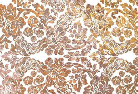 Multi Scroll v3 Black Ornate Wood Framed Art Print with Double Matting by Kimberly, Allen