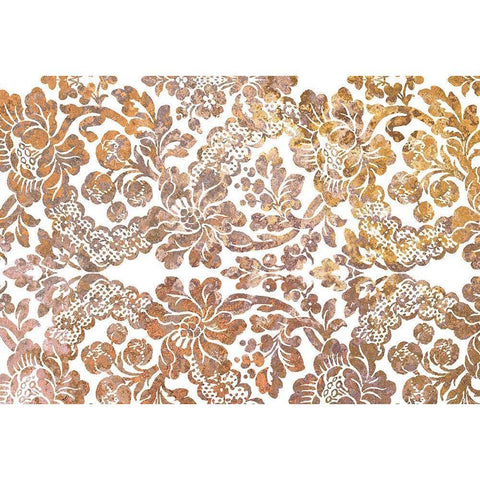 Multi Scroll v3 Gold Ornate Wood Framed Art Print with Double Matting by Kimberly, Allen