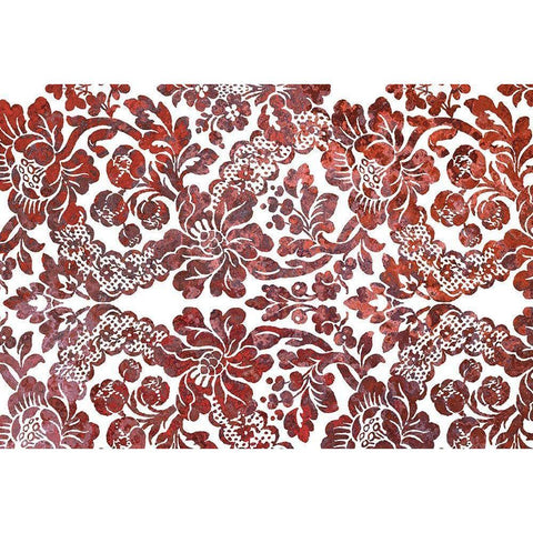 Multi Scroll v4 Gold Ornate Wood Framed Art Print with Double Matting by Kimberly, Allen