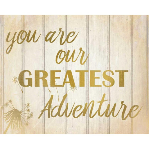 Greatest Adventure White Modern Wood Framed Art Print by Allen, Kimberly