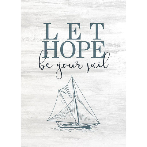 Let Love Hope 2 Black Modern Wood Framed Art Print by Kimberly, Allen