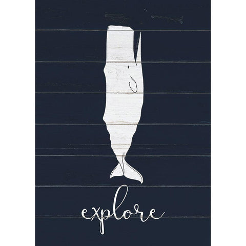 Dream Explore 2 White Modern Wood Framed Art Print by Kimberly, Allen