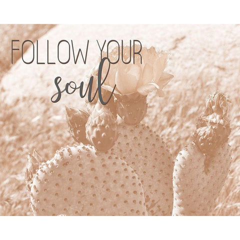 Follow Your Soul 1 White Modern Wood Framed Art Print by Kimberly, Allen