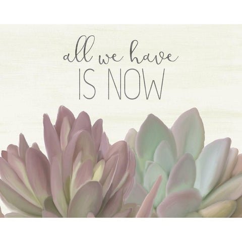 All We Have Black Modern Wood Framed Art Print by Kimberly, Allen