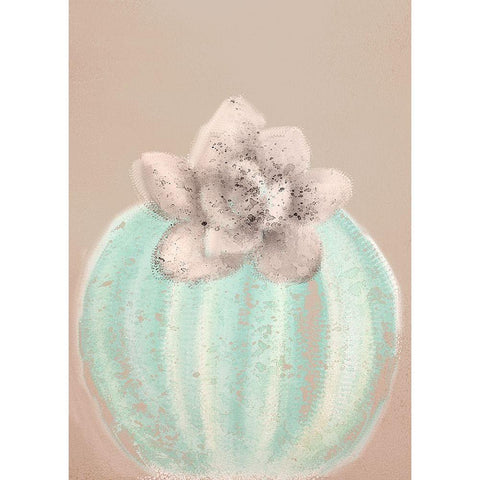 Cactus Believe 2B White Modern Wood Framed Art Print by Kimberly, Allen