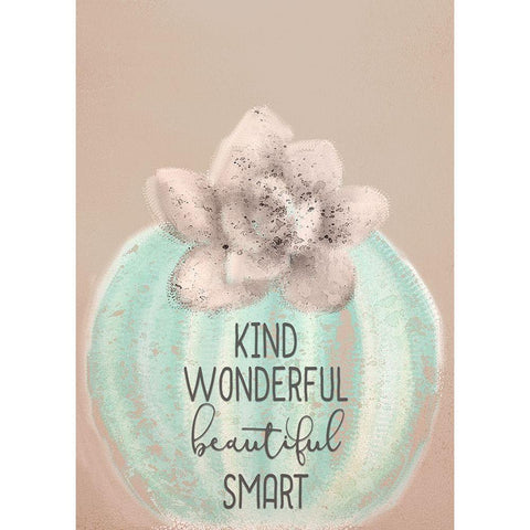 Cactus Believe 2 Black Modern Wood Framed Art Print by Kimberly, Allen