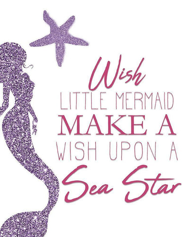 Mermaid Dreams Black Ornate Wood Framed Art Print with Double Matting by Kimberly, Allen