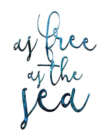 As Free 2 White Modern Wood Framed Art Print with Double Matting by Kimberly, Allen