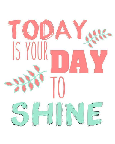 Always Shine White Modern Wood Framed Art Print with Double Matting by Kimberly, Allen