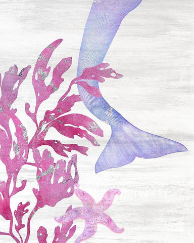 Dream Higher 1 White Modern Wood Framed Art Print with Double Matting by Kimberly, Allen