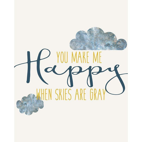 My Sunshine 2 Black Modern Wood Framed Art Print by Kimberly, Allen