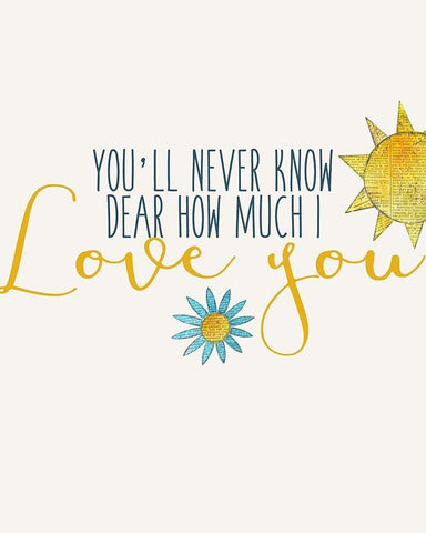 My Sunshine 3 White Modern Wood Framed Art Print with Double Matting by Kimberly, Allen