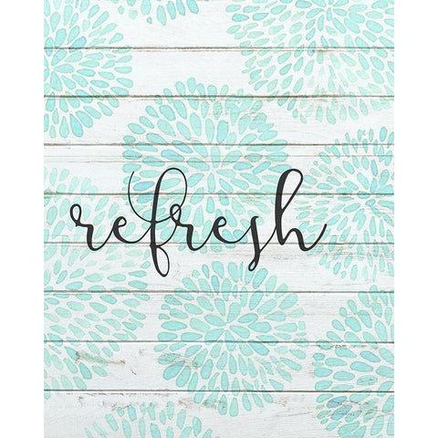 Relax B Black Modern Wood Framed Art Print with Double Matting by Kimberly, Allen