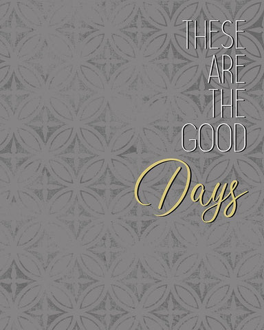 These Are White Modern Wood Framed Art Print with Double Matting by Kimberly, Allen