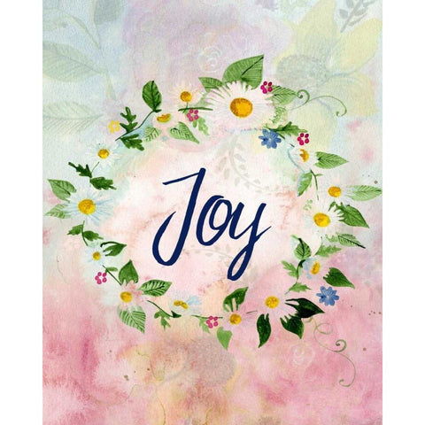 Love Joy Peace 2 Gold Ornate Wood Framed Art Print with Double Matting by Allen, Kimberly