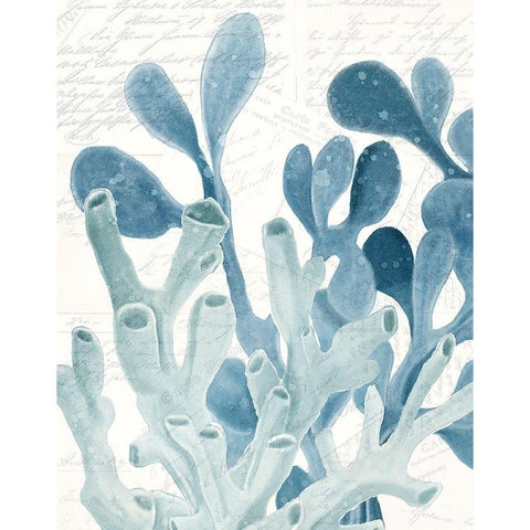 Coral Square 2 White Modern Wood Framed Art Print by Kimberly, Allen