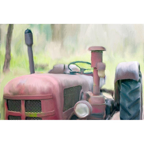 Better on The Farm White Modern Wood Framed Art Print by Kimberly, Allen