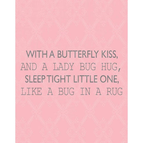 Like a Bug in a Rug Black Modern Wood Framed Art Print with Double Matting by Kimberly, Allen