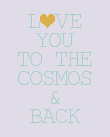 To the Cosmos 2 Black Ornate Wood Framed Art Print with Double Matting by Kimberly, Allen