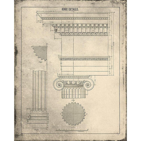 Details 2 Black Modern Wood Framed Art Print by Kimberly, Allen