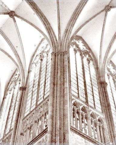 Classic 1 White Modern Wood Framed Art Print with Double Matting by Kimberly, Allen