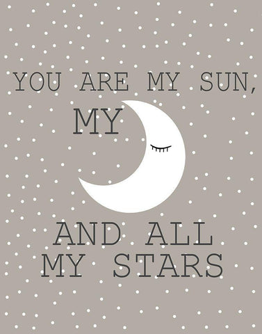 My Sun White Modern Wood Framed Art Print with Double Matting by Kimberly, Allen