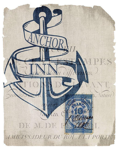 Seahorse Bay 2 White Modern Wood Framed Art Print with Double Matting by Kimberly, Allen