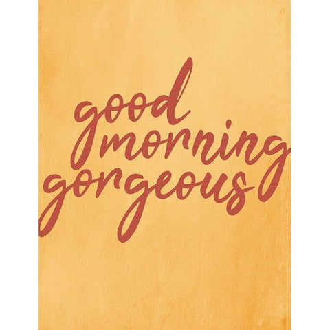 Good Morning 1 Gold Ornate Wood Framed Art Print with Double Matting by Kimberly, Allen