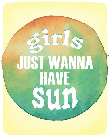 Girls Just Wanna Black Ornate Wood Framed Art Print with Double Matting by Kimberly, Allen