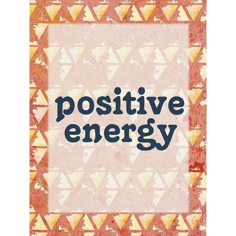 Positive Energy Black Modern Wood Framed Art Print with Double Matting by Kimberly, Allen
