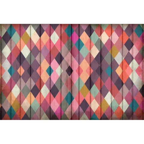 Color Happy Black Modern Wood Framed Art Print with Double Matting by Allen, Kimberly