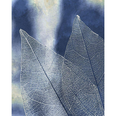 Transparent Leaves 2 White Modern Wood Framed Art Print by Kimberly, Allen