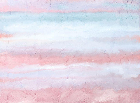 Soft Layers Black Ornate Wood Framed Art Print with Double Matting by Kimberly, Allen