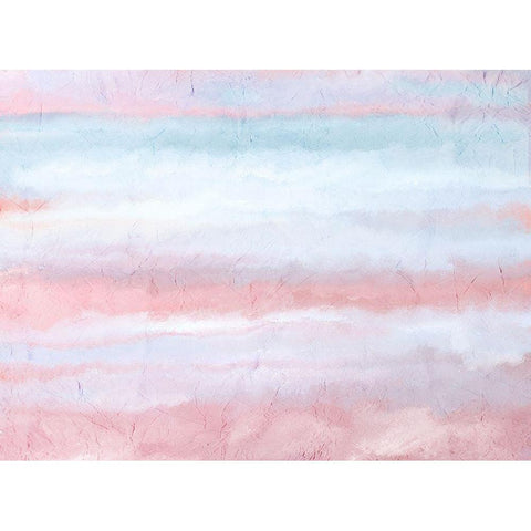 Soft Layers White Modern Wood Framed Art Print by Kimberly, Allen