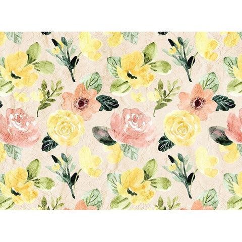 Springtime White Modern Wood Framed Art Print by Kimberly, Allen