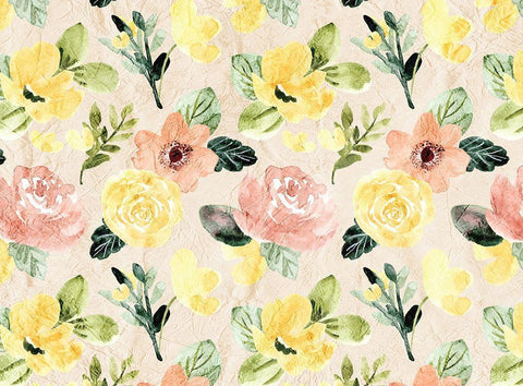 Springtime Black Ornate Wood Framed Art Print with Double Matting by Kimberly, Allen