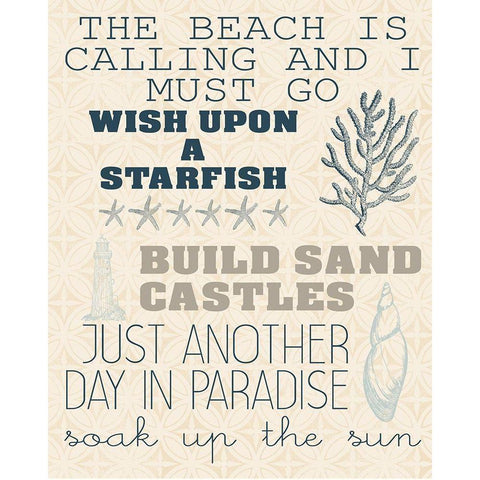 Soak Up the Sun 4 Black Modern Wood Framed Art Print with Double Matting by Kimberly, Allen