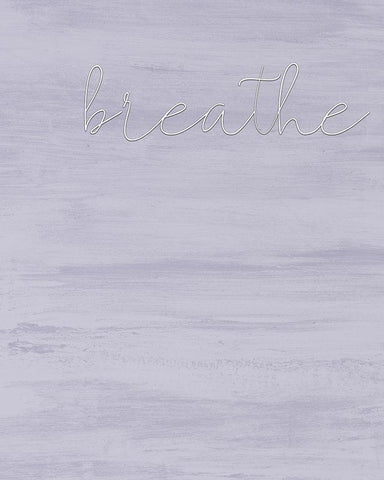 Breathe Black Ornate Wood Framed Art Print with Double Matting by Kimberly, Allen