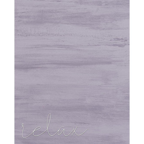 Relax 1 White Modern Wood Framed Art Print by Kimberly, Allen