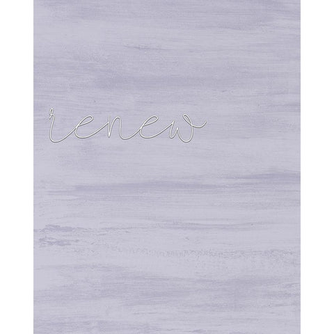 Renew Black Modern Wood Framed Art Print by Kimberly, Allen