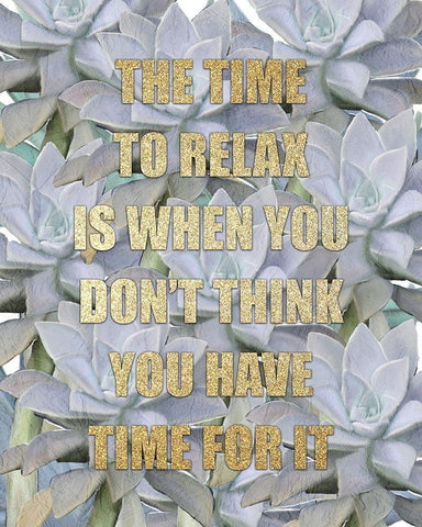 The Time to Relax Black Ornate Wood Framed Art Print with Double Matting by Kimberly, Allen