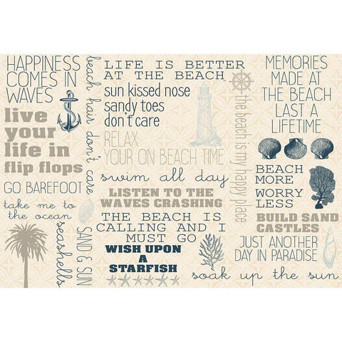 Soak Up the Sun Black Modern Wood Framed Art Print by Kimberly, Allen