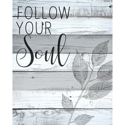 Follow Your Soul 1 Gold Ornate Wood Framed Art Print with Double Matting by Kimberly, Allen