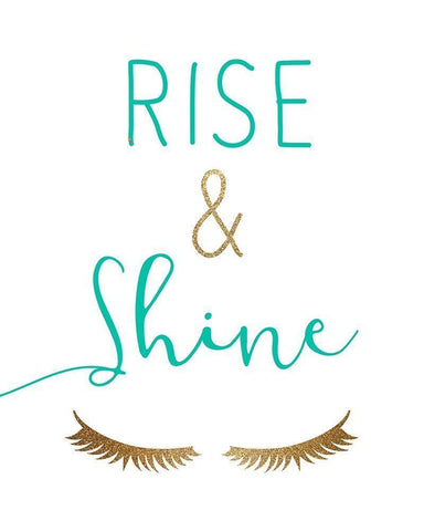 Rise and Shine 2 White Modern Wood Framed Art Print with Double Matting by Kimberly, Allen