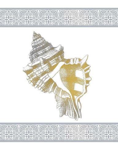 Azure Coastal 2 Black Ornate Wood Framed Art Print with Double Matting by Kimberly, Allen