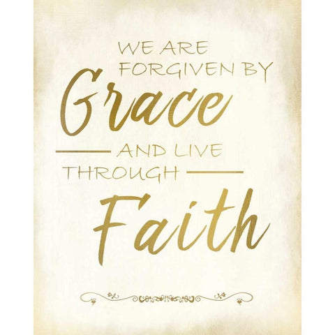 We are Forgiven 1 Gold Ornate Wood Framed Art Print with Double Matting by Allen, Kimberly