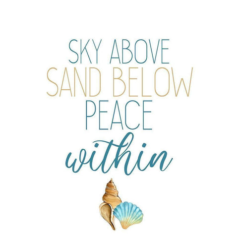 Seashore Shells 6 Gold Ornate Wood Framed Art Print with Double Matting by Kimberly, Allen