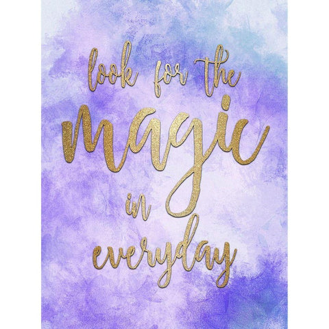 Look for the Magic Gold Gold Ornate Wood Framed Art Print with Double Matting by Allen, Kimberly